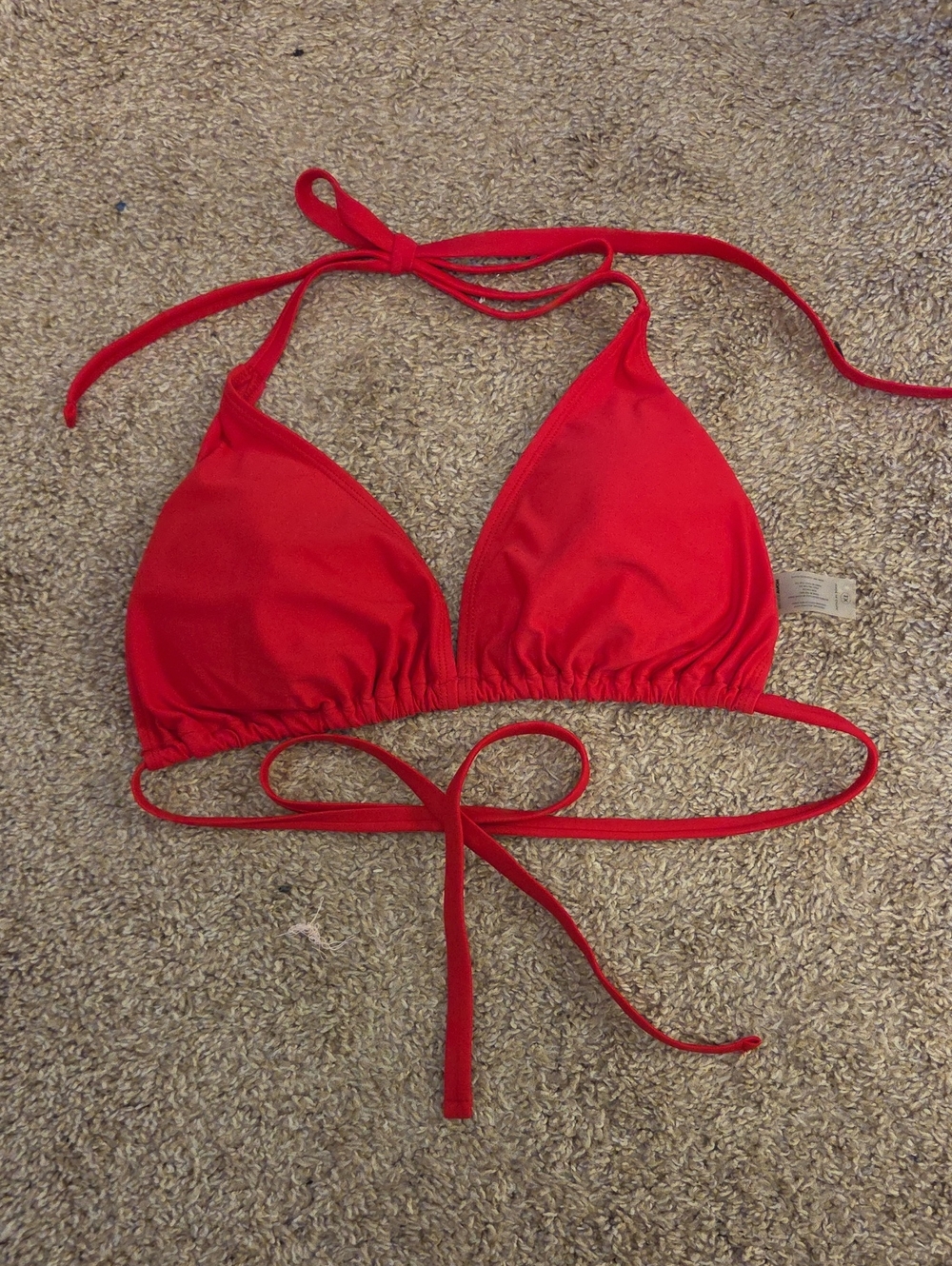 Fashion Nova Triangle String Bikini Top, 1X
